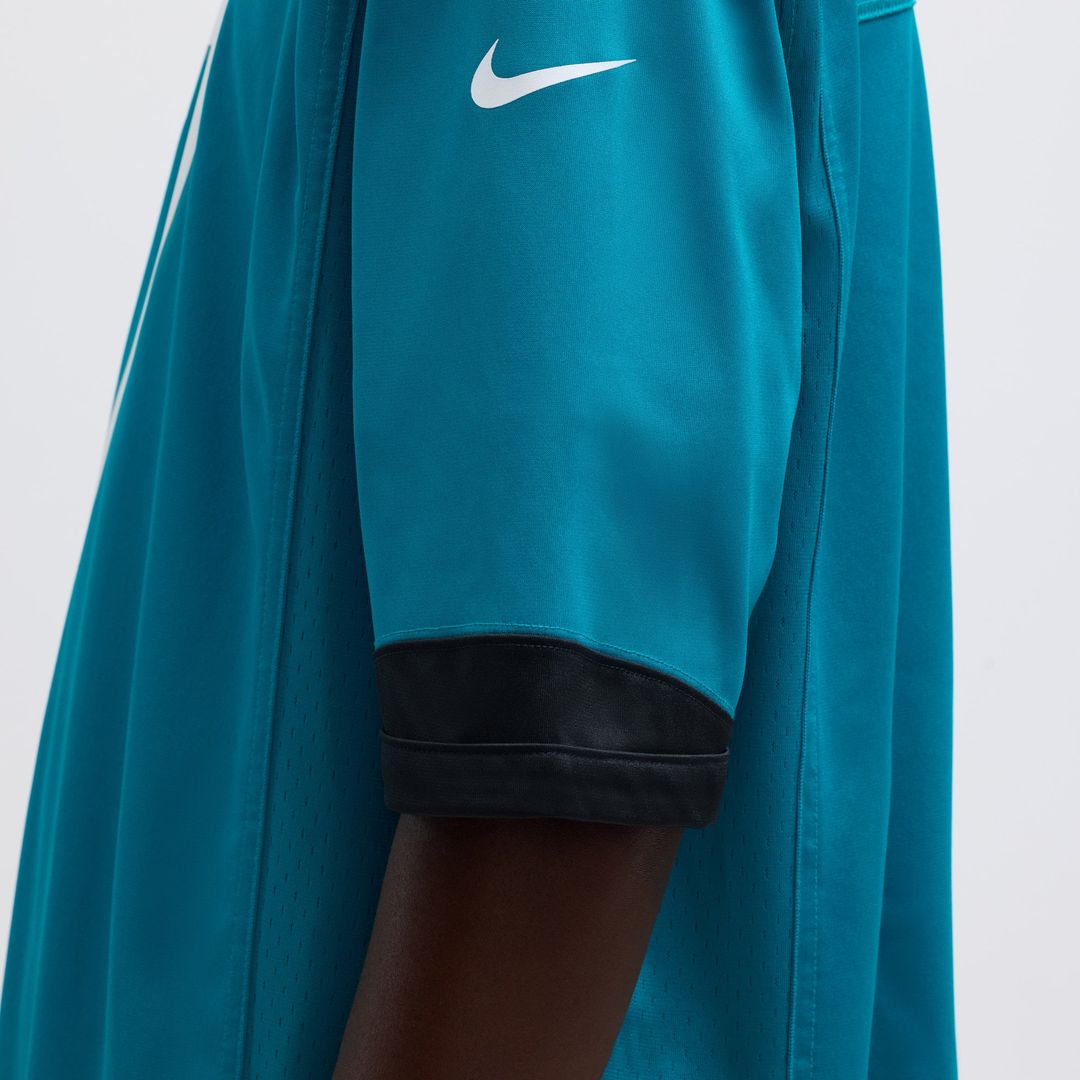 Men's Nike Jacksonville Jaguars Brian Thomas Jr Teal Player Game NFL Jersey