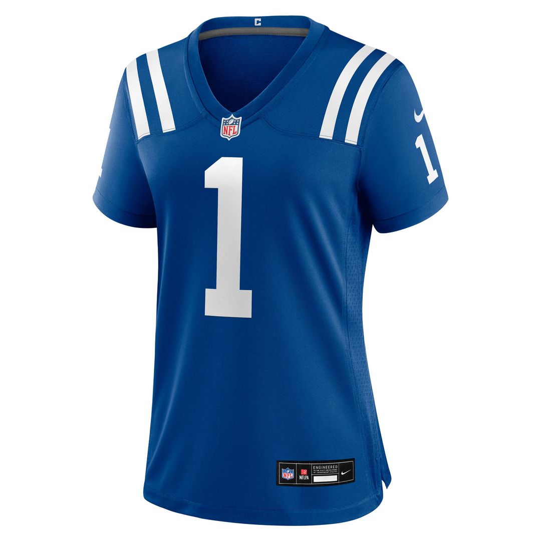 Women's Nike Indianapolis Colts Ahmad Sauce Gardner Royal Team Game NFL Jersey