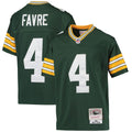 Youth Mitchell & Ness Green Bay Packers Brett Favre Green 1996 Retired Player Legacy NFL Jersey