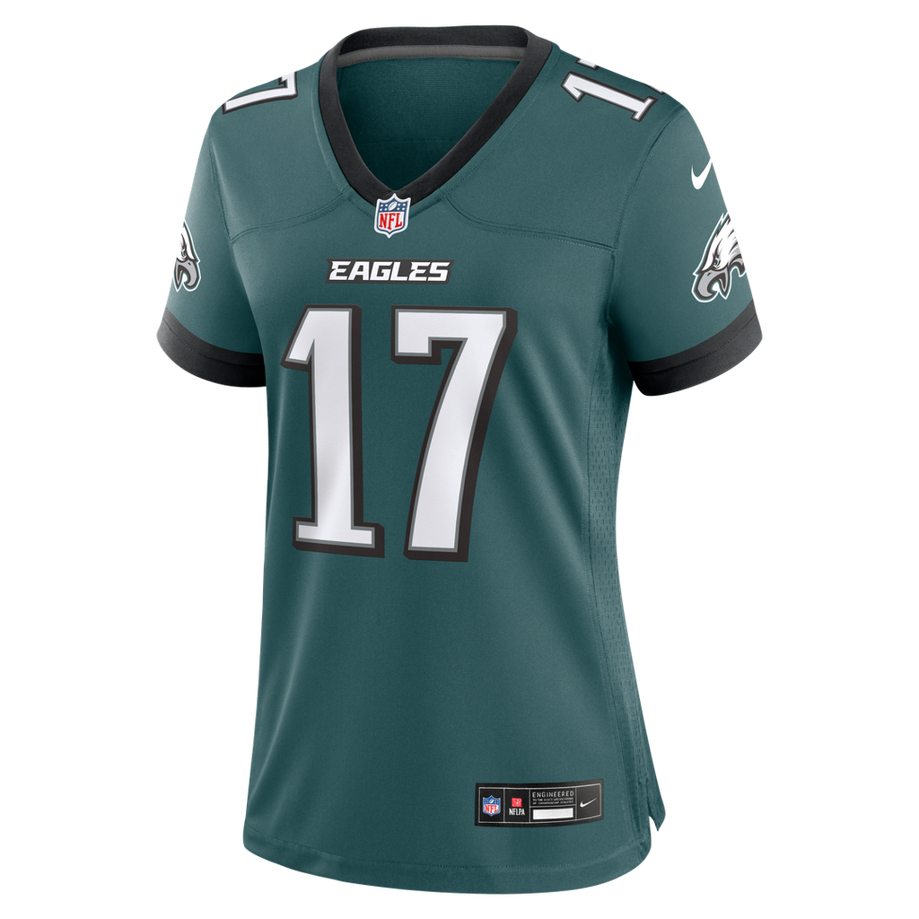 Women's Nike Philadelphia Eagles Arnold Ebiketie Midnight Green Team Game NFL Jersey