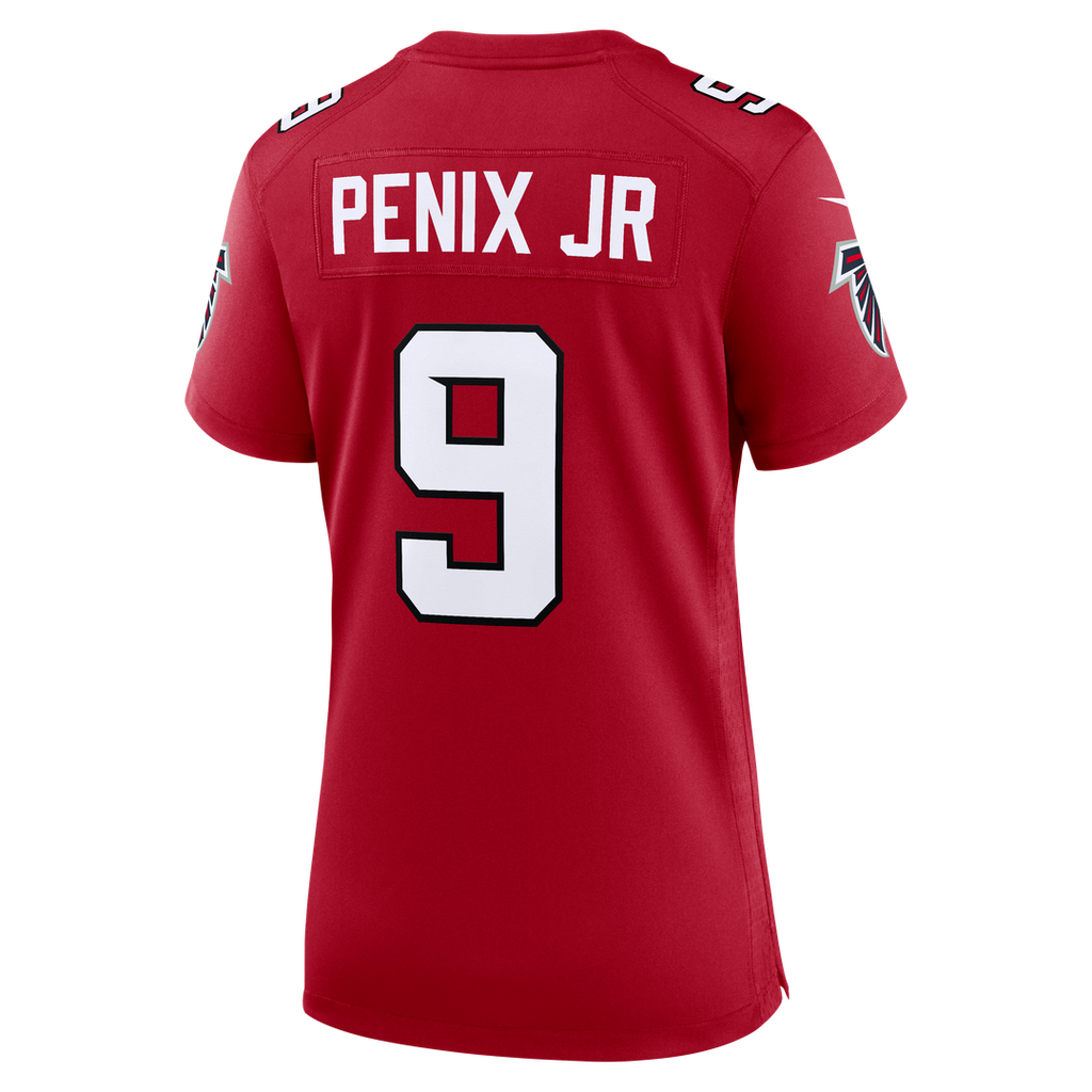 Women's Nike Atlanta Falcons Michael Penix Jr. Red Game NFL Jersey