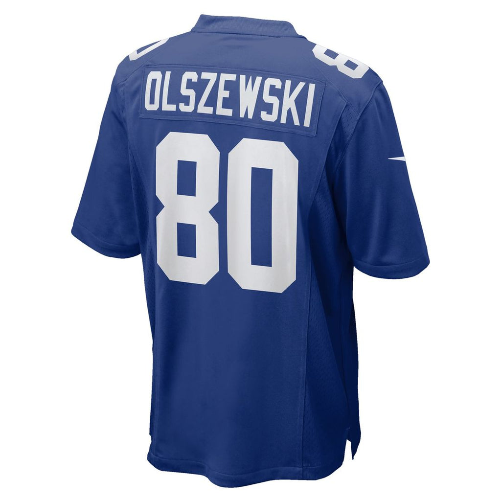 Men's Nike New York Giants Gunner Olszewski Royal Team Game NFL Jersey