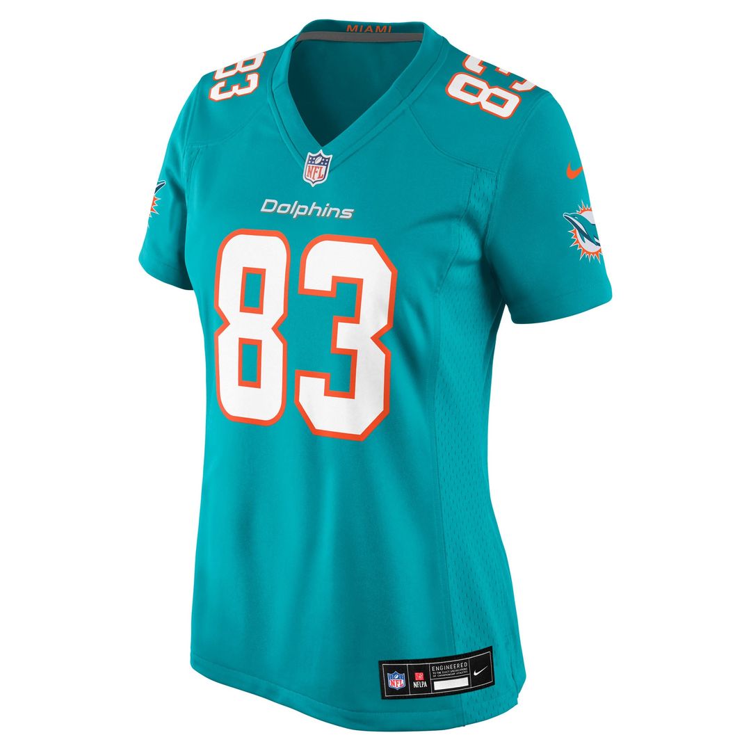Women's Nike Miami Dolphins Darren Waller Aqua Team Game NFL Jersey