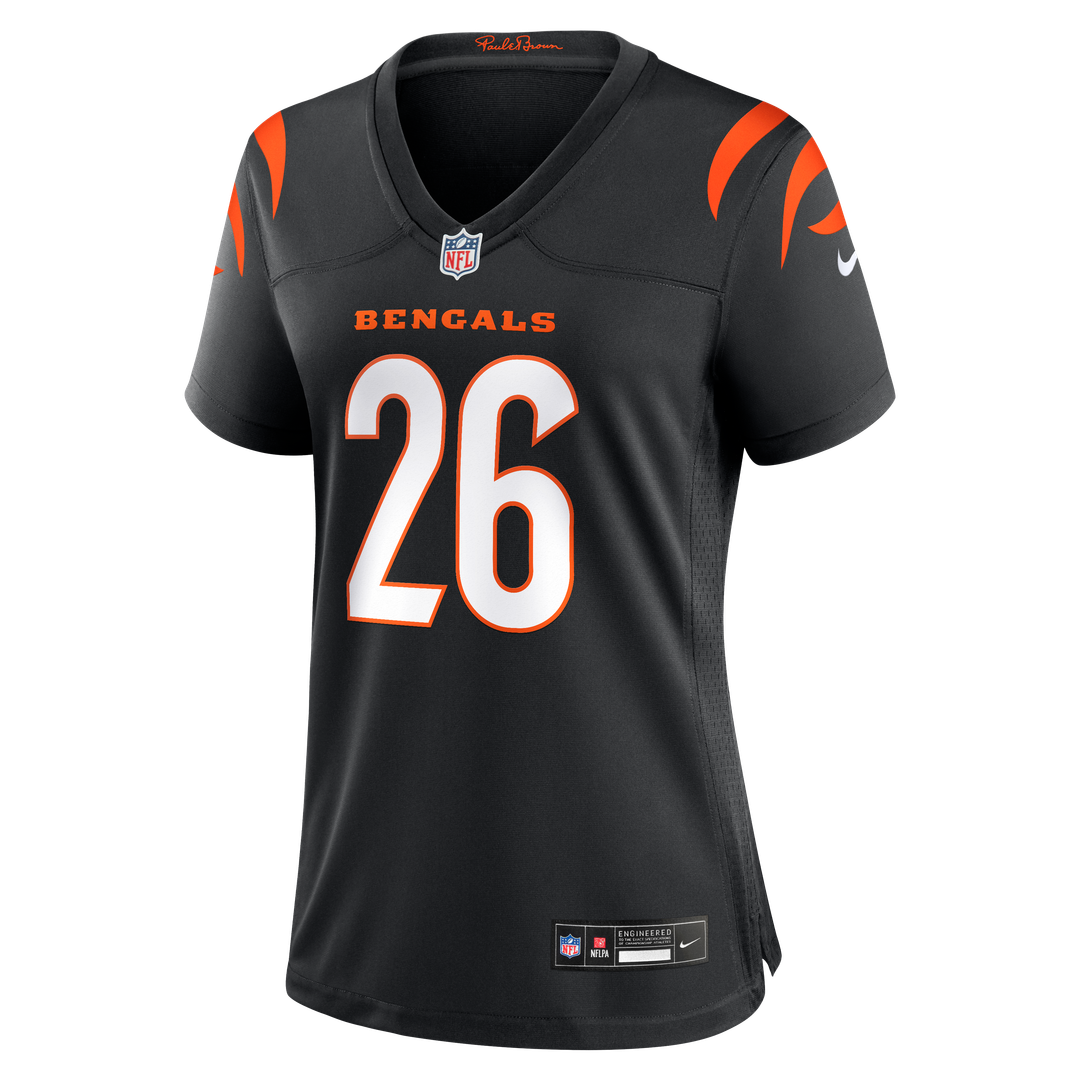 Women's Nike Cincinnati Bengals Ja'Sir Taylor Black Team Game NFL Jersey