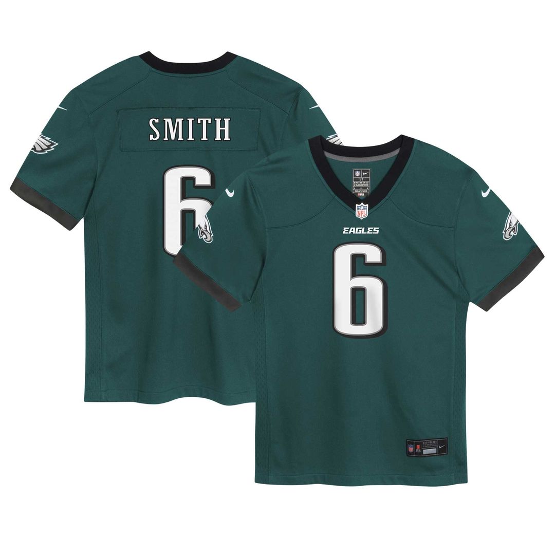 Infant Nike Philadelphia Eagles DeVonta Smith Green Team Player Game NFL Jersey