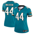 Women's Nike Jacksonville Jaguars Travon Walker Prowler Throwback Teal Alternate Legend Player NFL Performance Top