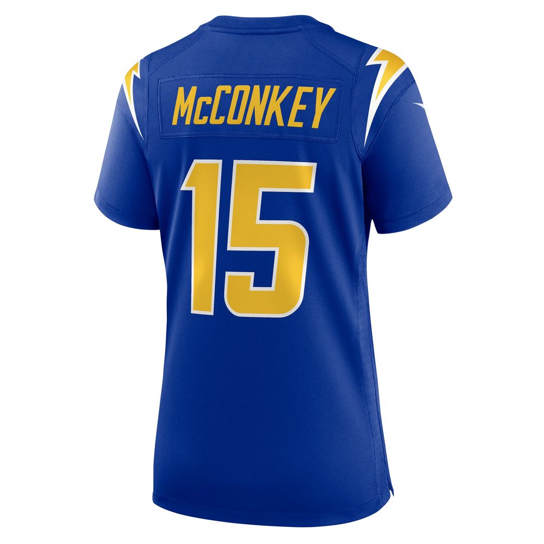 Women's Nike Los Angeles Chargers Ladd McConkey Royal Alternate Game NFL Jersey