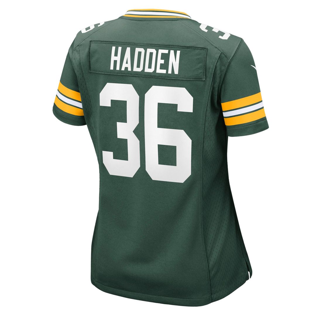 Women's Nike Green Bay Packers Kamal Hadden Green Team Game NFL Jersey