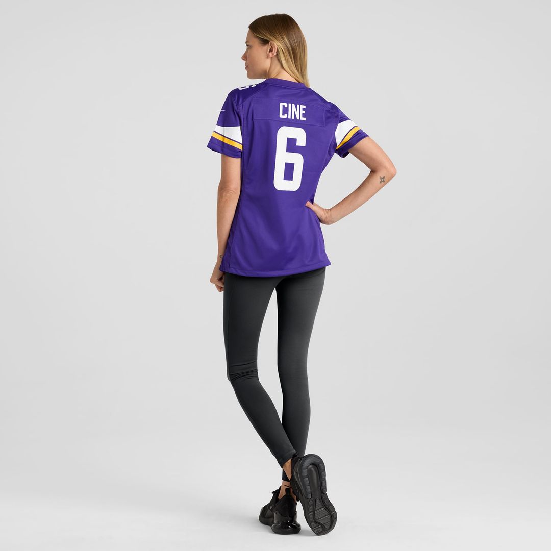 Women's Nike Minnesota Vikings Lewis Cine Purple Game Player NFL Jersey
