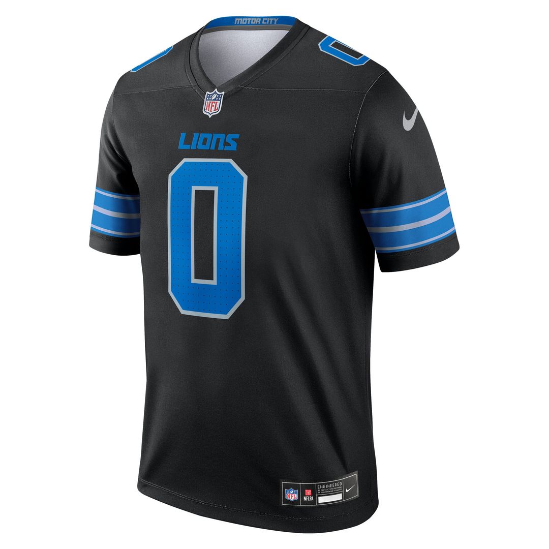 Men's Nike Detroit Lions Jahmyr Gibbs Blue Legend Player NFL Performance Top