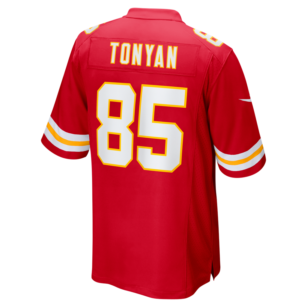 Men's Nike Kansas City Chiefs Robert Tonyan Red Team Game NFL Jersey