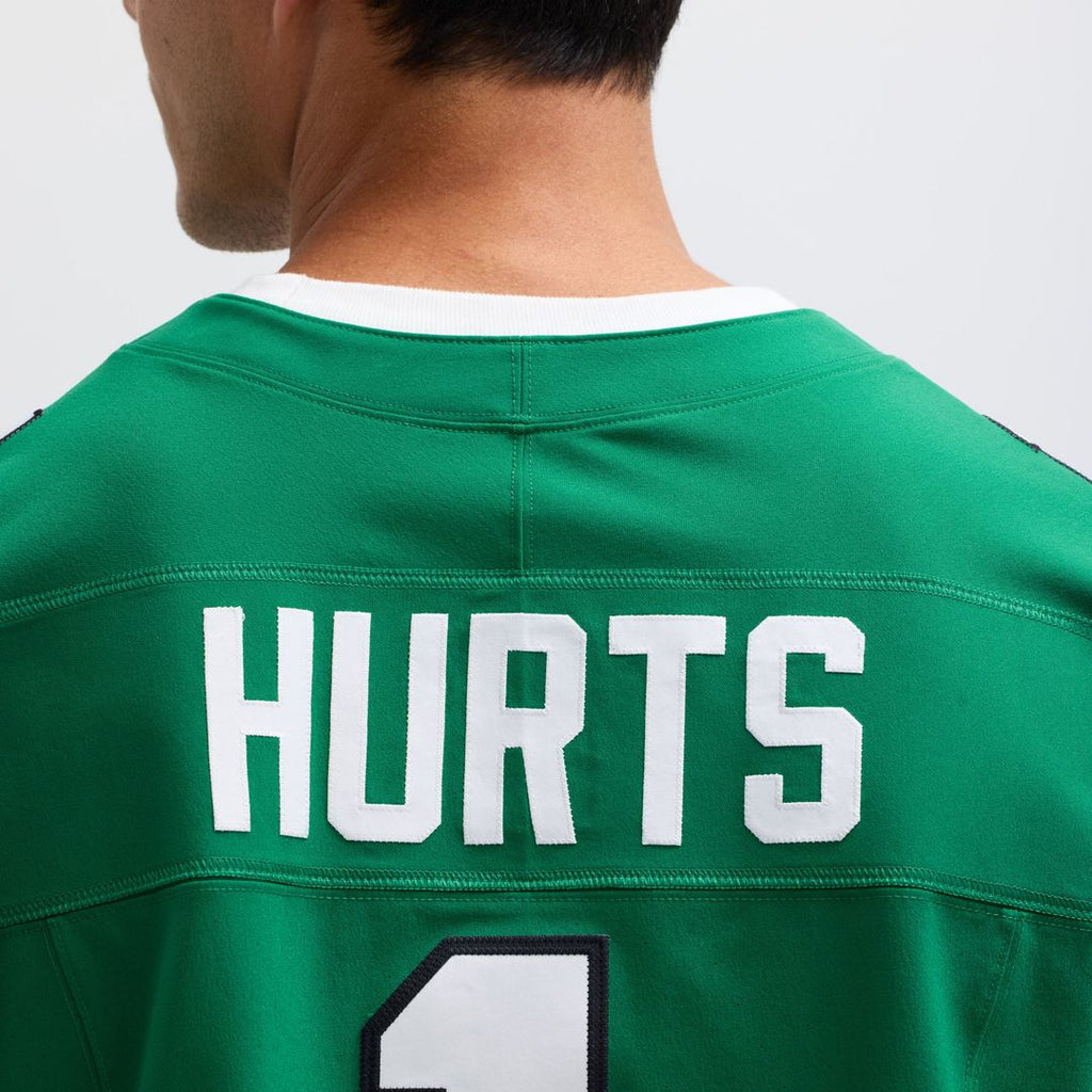 Men's Nike Philadelphia Eagles Jalen Hurts Kelly Green 2nd Alternate Vapor F.U.S.E. Elite NFL Jersey