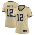 Women's Nike New Orleans Saints Chris Olave Gold Gameday Golds Alternate Game Player NFL Jersey