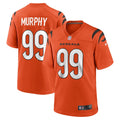 Men's Nike Cincinnati Bengals Myles Murphy Orange Alternate Game NFL Jersey