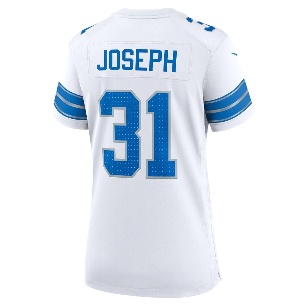Women's Nike Detroit Lions Kerby Joseph White Game NFL Jersey