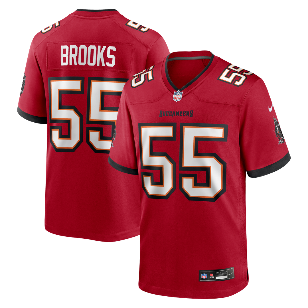Men's Nike Tampa Bay Buccaneers Derrick Brooks Red Game Retired Player NFL Jersey