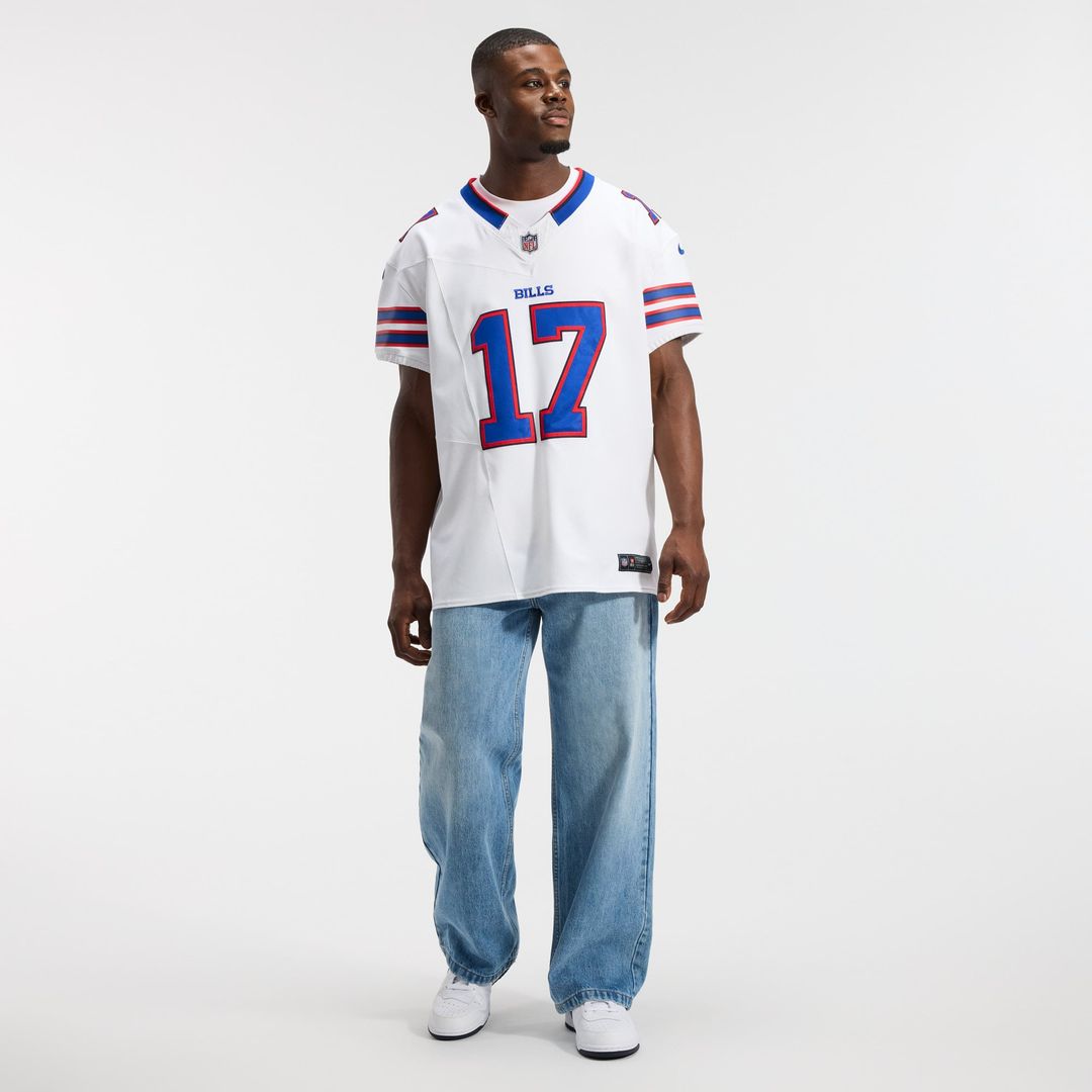 Men's Nike Buffalo Bills Josh Allen White Vapor F.U.S.E. Elite NFL Jersey