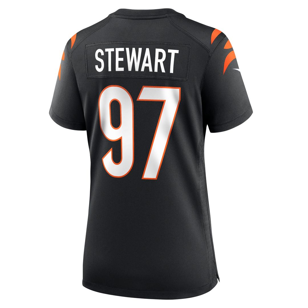 Women's Nike Cincinnati Bengals Shemar Stewart Black Team Game NFL Jersey