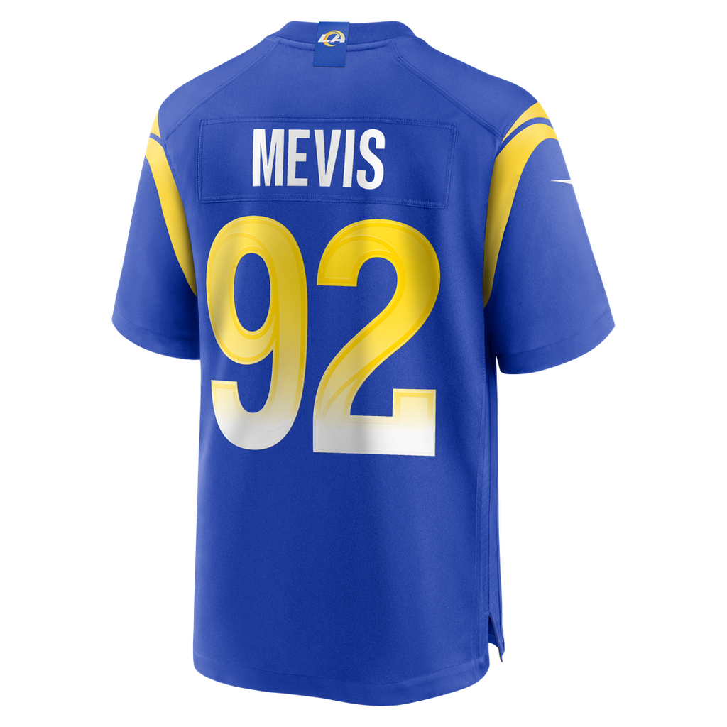Men's Nike Los Angeles Rams Harrison Mevis Royal Team Game NFL Jersey