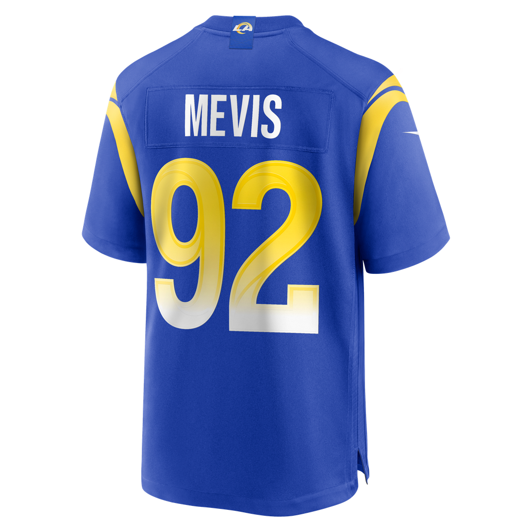 Men's Nike Los Angeles Rams Harrison Mevis Royal Team Game NFL Jersey
