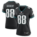 Women's Nike Philadelphia Eagles Dallas Goedert Black Alternate Game NFL Jersey