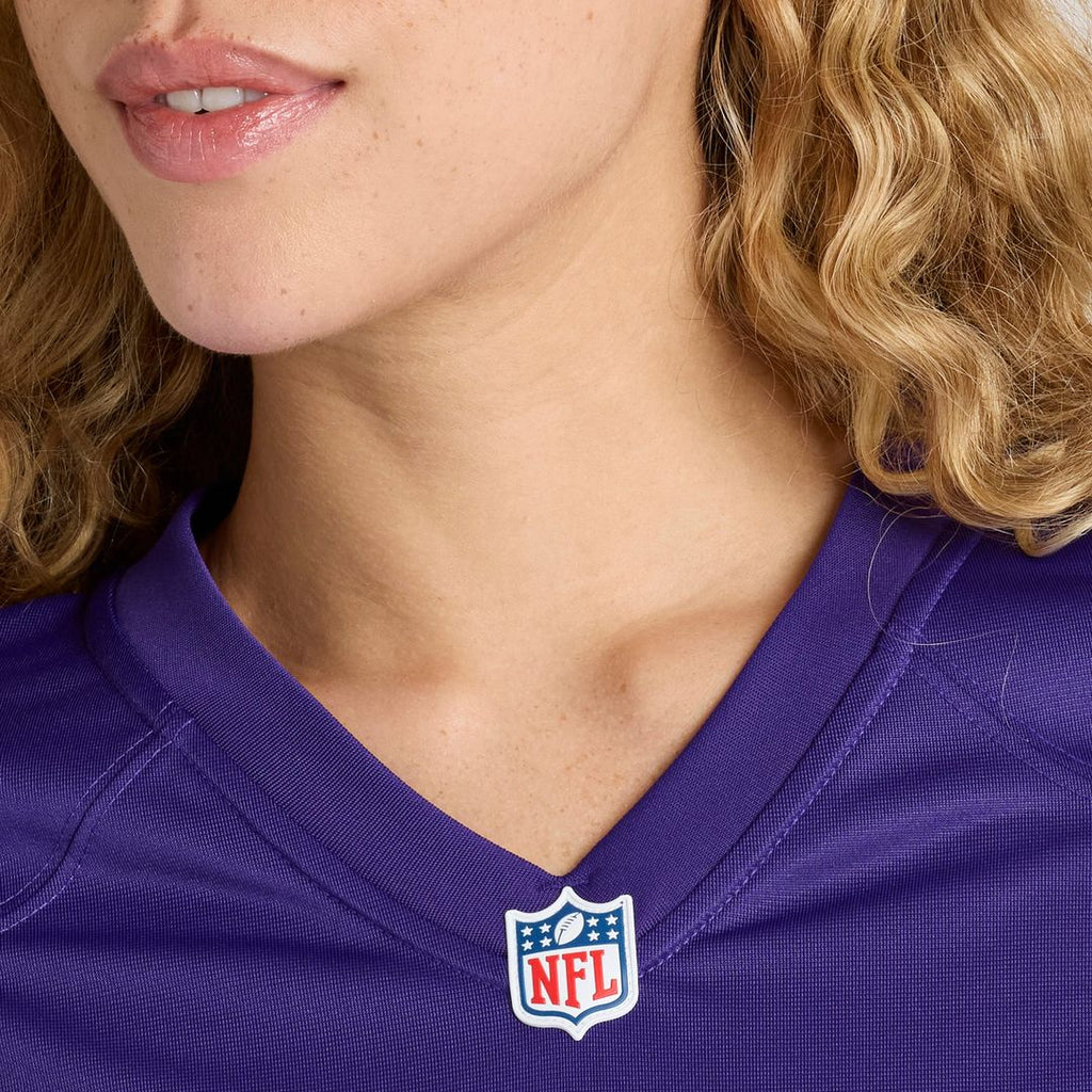 Women's Nike Minnesota Vikings Duke Shelley Purple Home Game Player NFL Jersey
