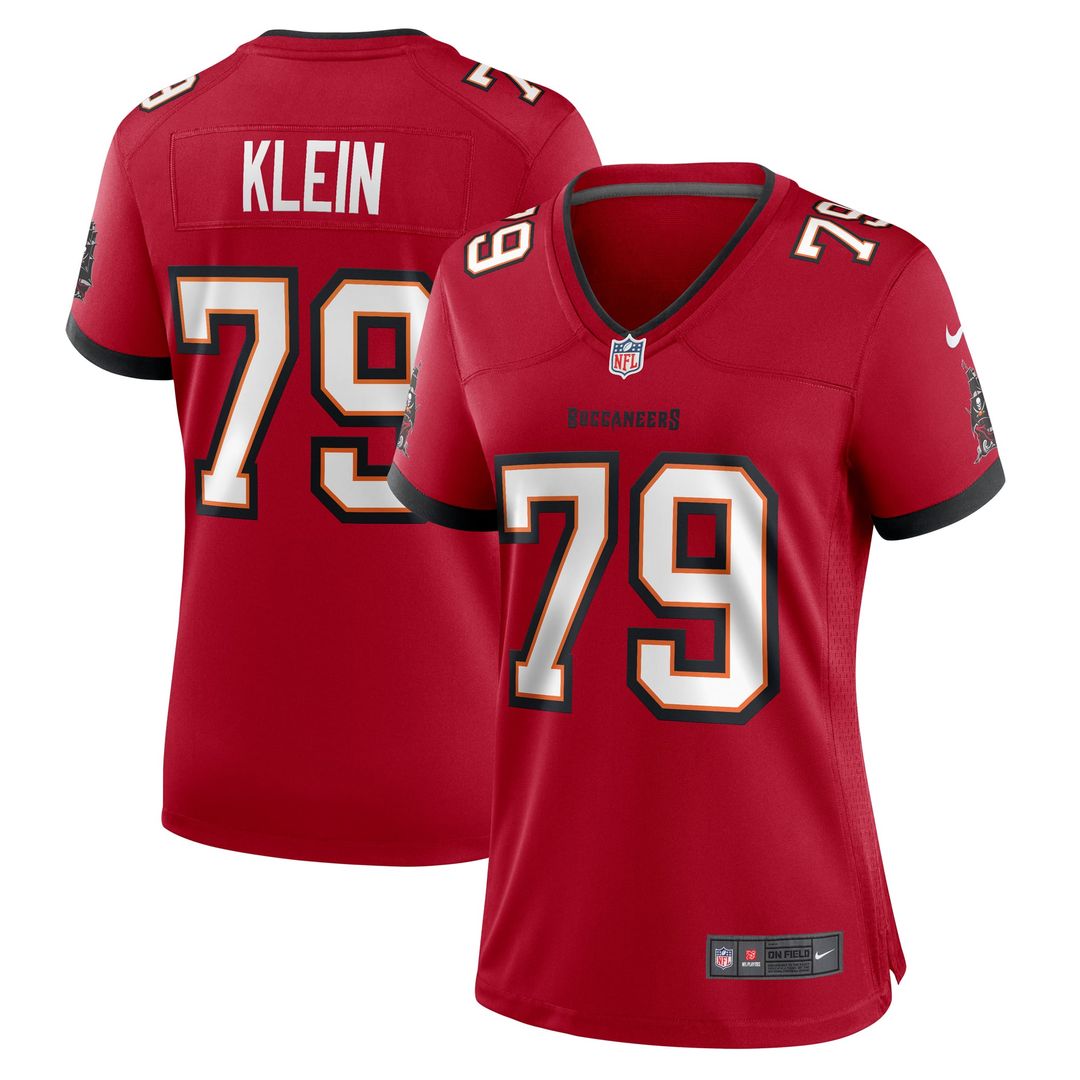 Women's Nike Tampa Bay Buccaneers Elijah Klein Red Game NFL Jersey