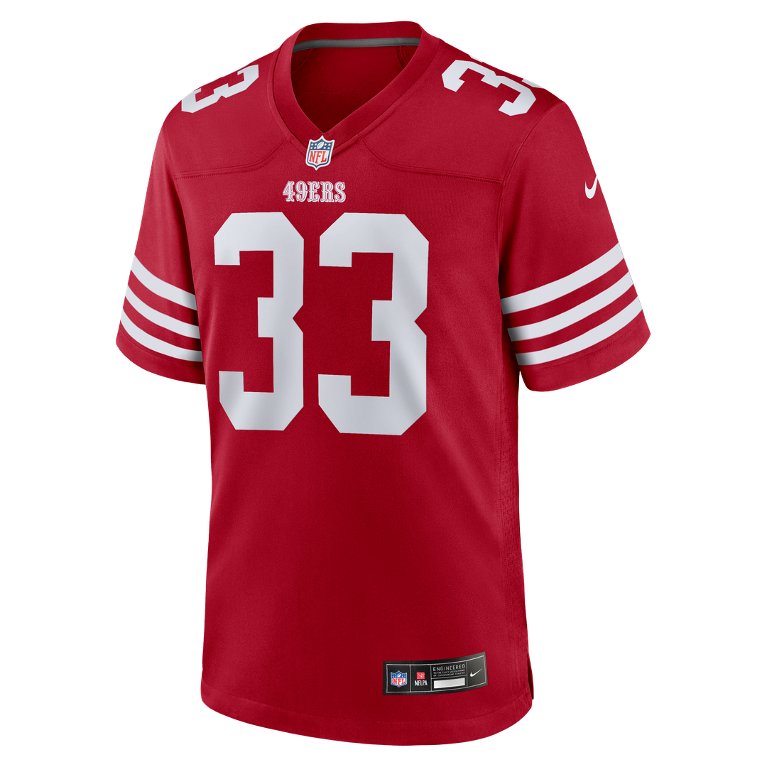 Men's Nike San Francisco 49ers Siran Neal Scarlet Team Game NFL Jersey