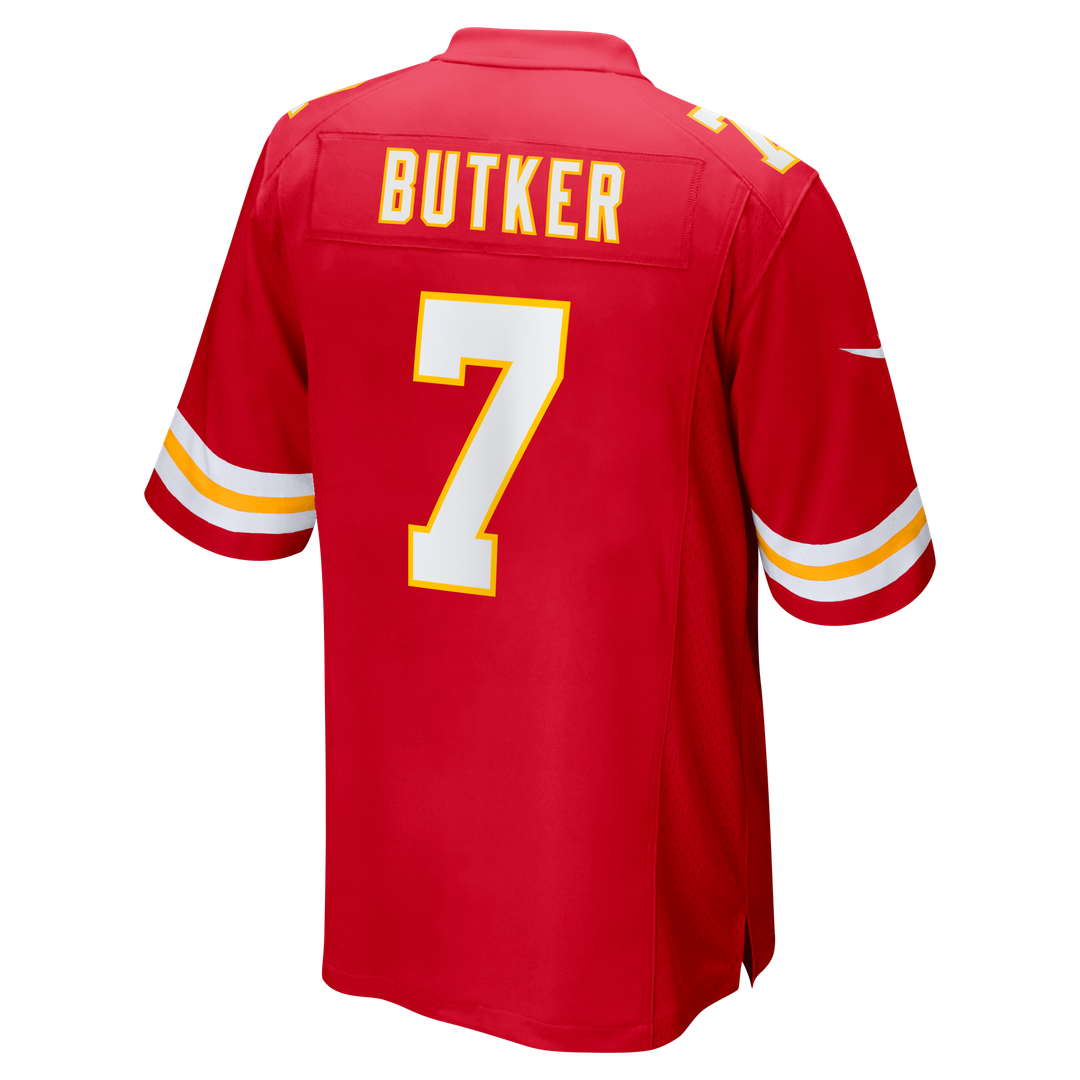 Men's Nike Kansas City Chiefs Harrison Butker Red Game NFL Jersey