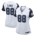 Women's Nike Dallas Cowboys CeeDee Lamb White 2nd Alternate Game NFL Jersey