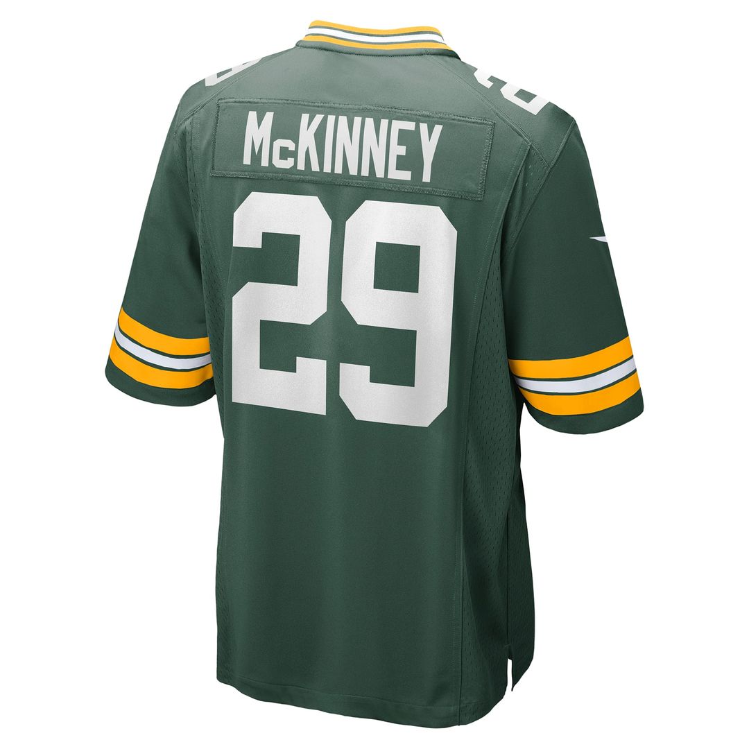 Men's Nike Green Bay Packers Xavier McKinney Green Team Game NFL Jersey