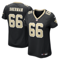 Women's Nike New Orleans Saints William Sherman Black Team Game NFL Jersey