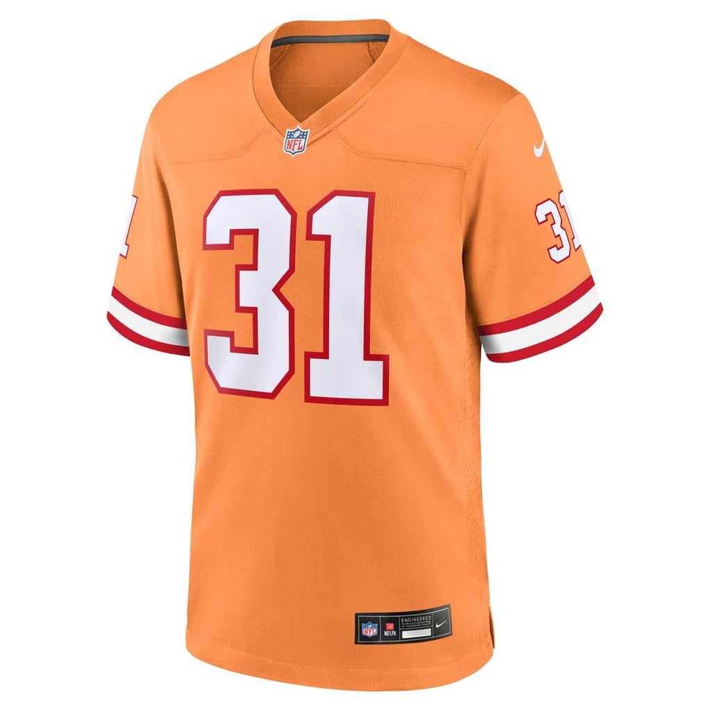 Men's Nike Tampa Bay Buccaneers Antoine Winfield Jr. Orange Throwback Game NFL Jersey