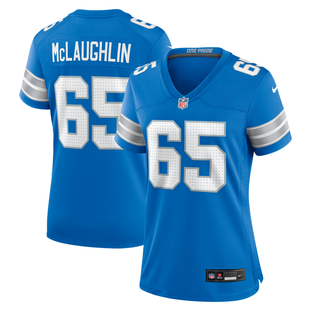Women's Nike Detroit Lions Seth McLaughlin Blue Team Game NFL Jersey