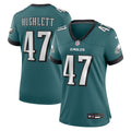 Women's Nike Philadelphia Eagles Charley Hughlett Midnight Green Team Game NFL Jersey