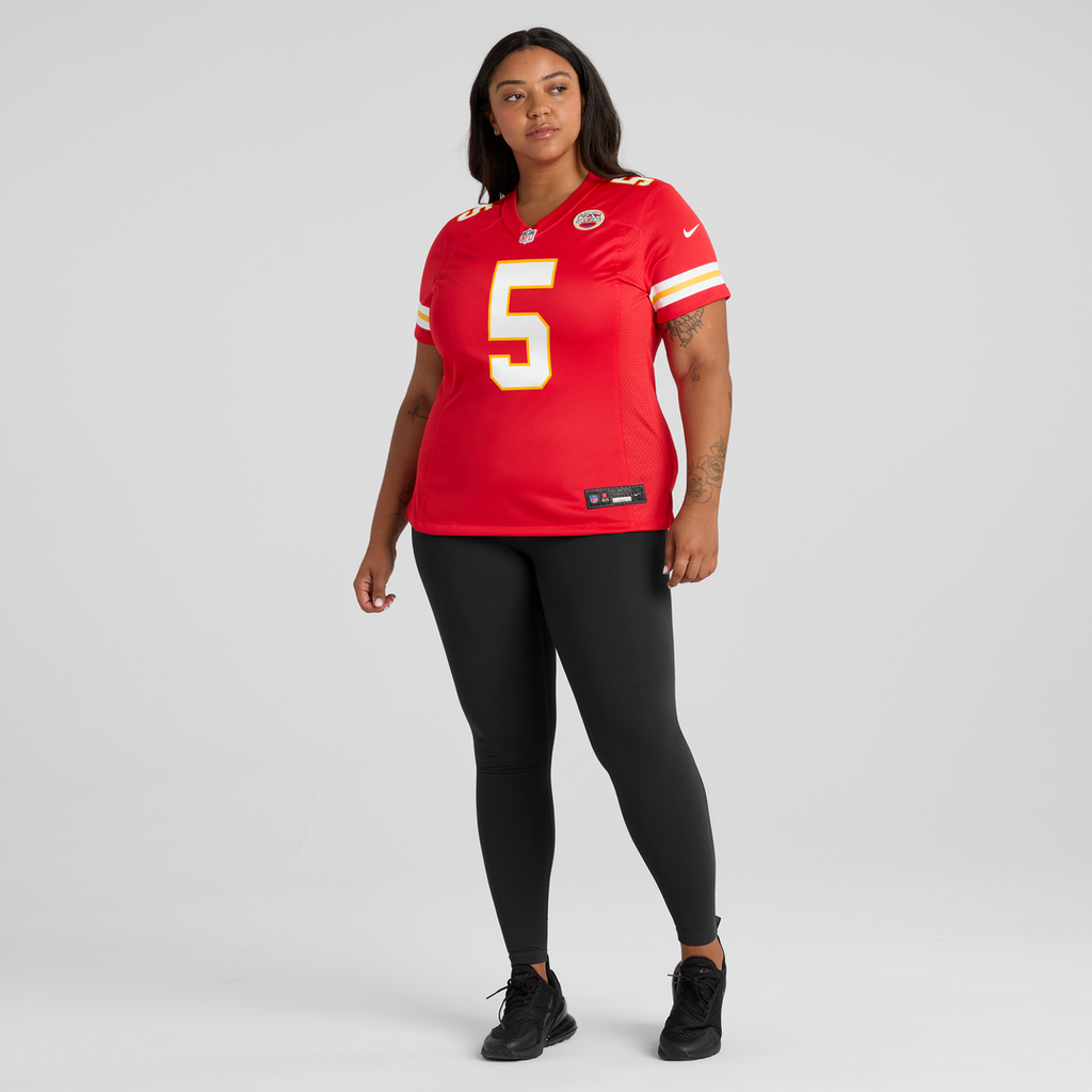 Women's Nike Kansas City Chiefs Mansoor Delane Red Game NFL Jersey
