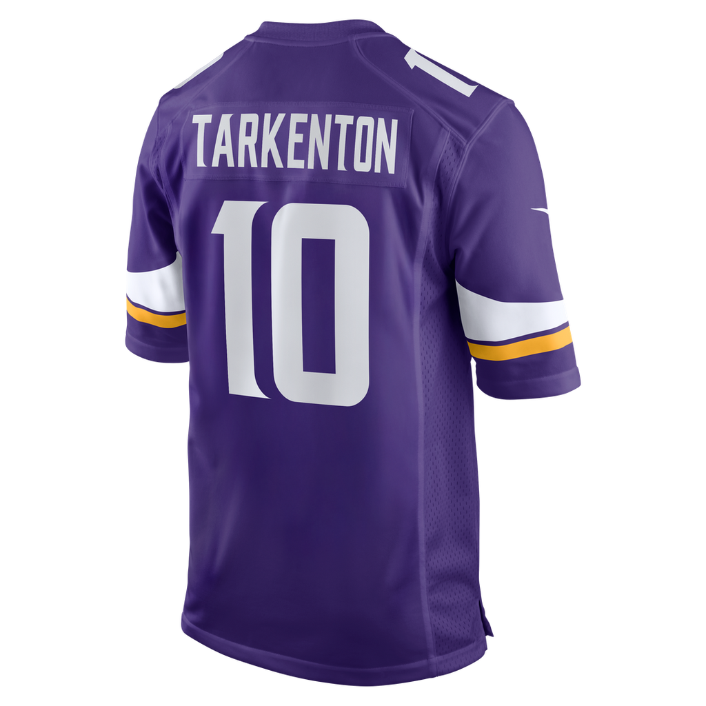 Men's Nike Minnesota Vikings Fran Tarkenton Purple Game Retired Player NFL Jersey