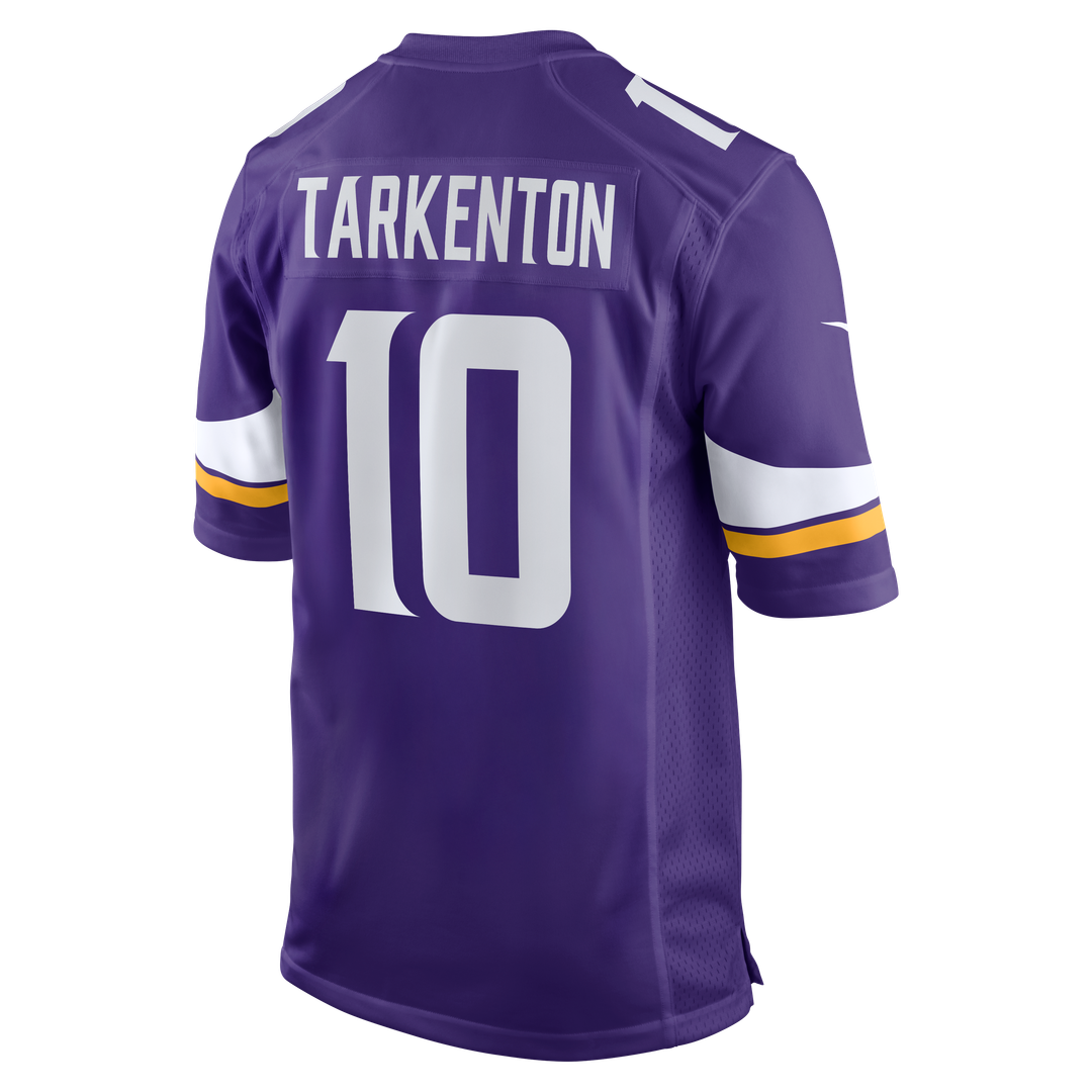 Men's Nike Minnesota Vikings Fran Tarkenton Purple Game Retired Player NFL Jersey