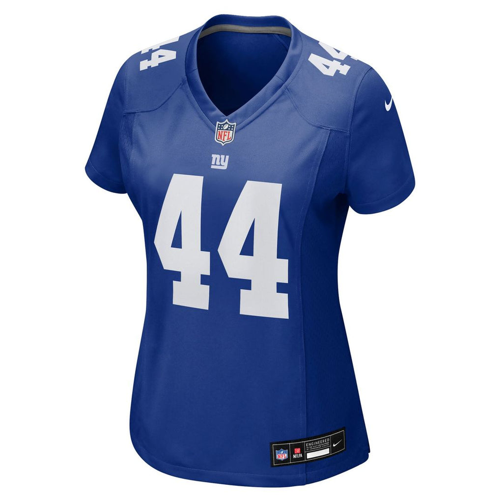 Women's Nike New York Giants Cam Skattebo Royal Team Game Player NFL Jersey