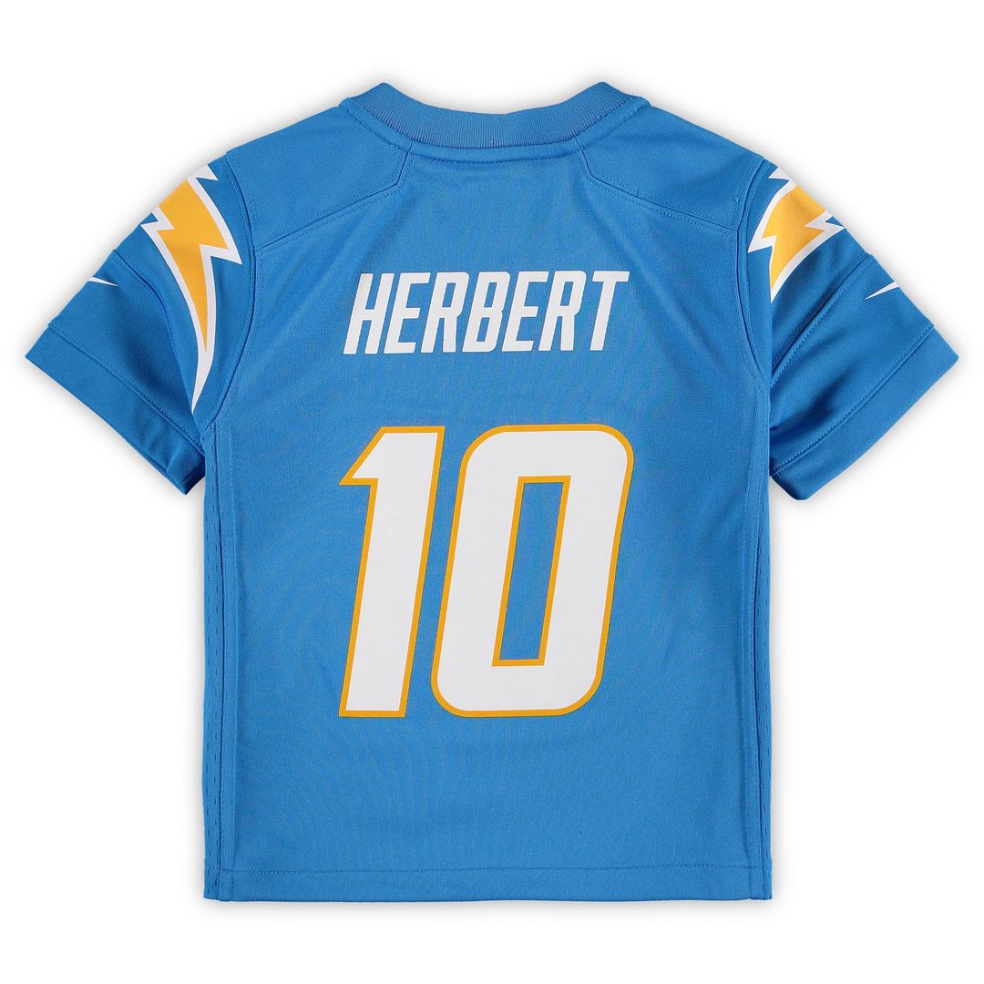 Preschool Nike Los Angeles Chargers Justin Herbert Powder Blue Game NFL Jersey