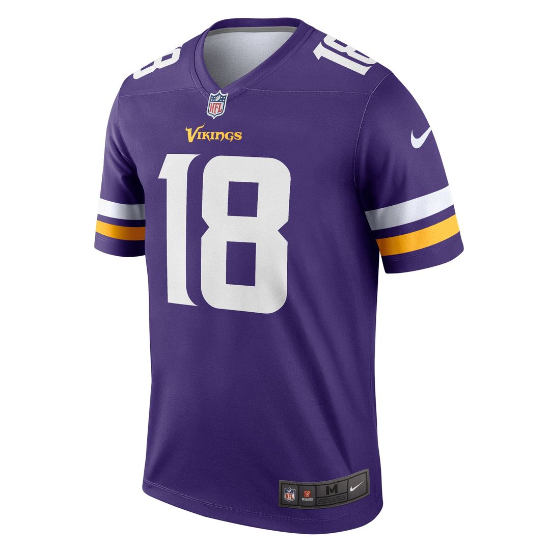 Men's Nike Minnesota Vikings Justin Jefferson White Legend Player NFL Performance Top
