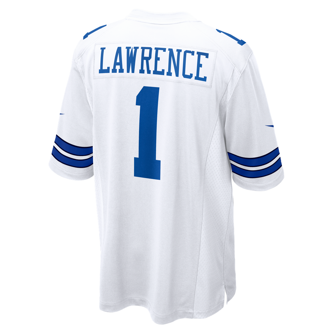 Men's Nike Dallas Cowboys Malachi Lawrence White Game NFL Jersey