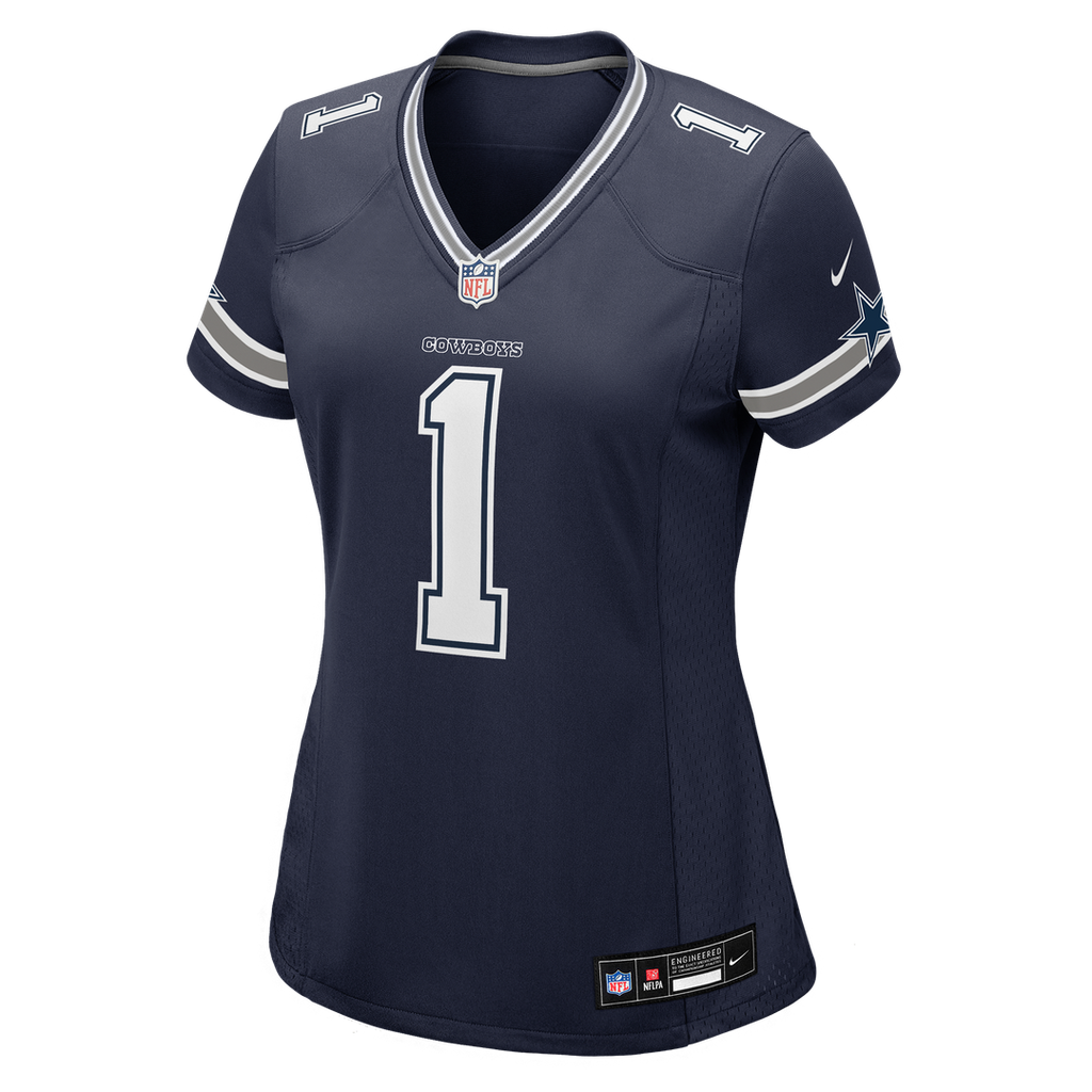 Women's Nike Dallas Cowboys Malachi Lawrence Navy Game NFL Jersey