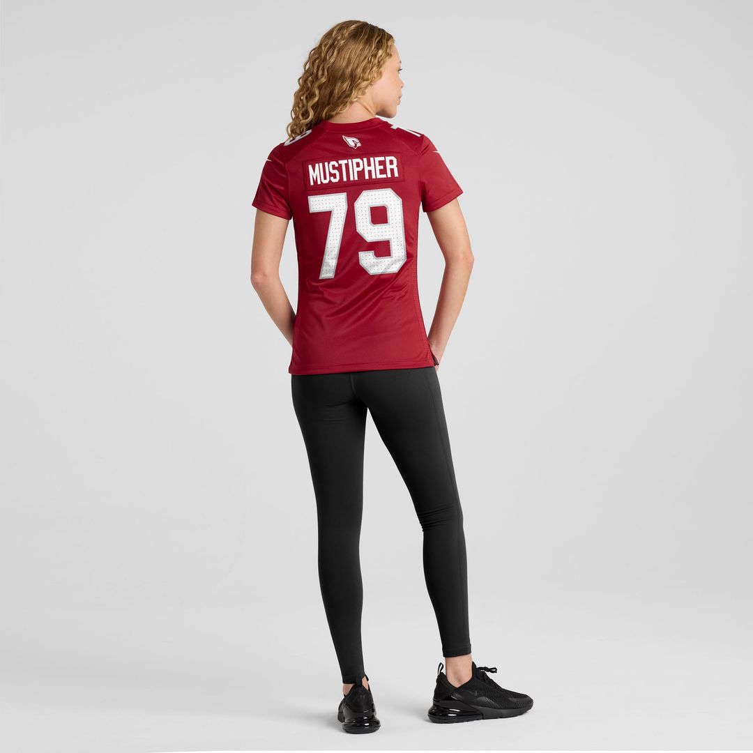 Women's Nike Arizona Cardinals PJ Mustipher Cardinal Team Game NFL Jersey