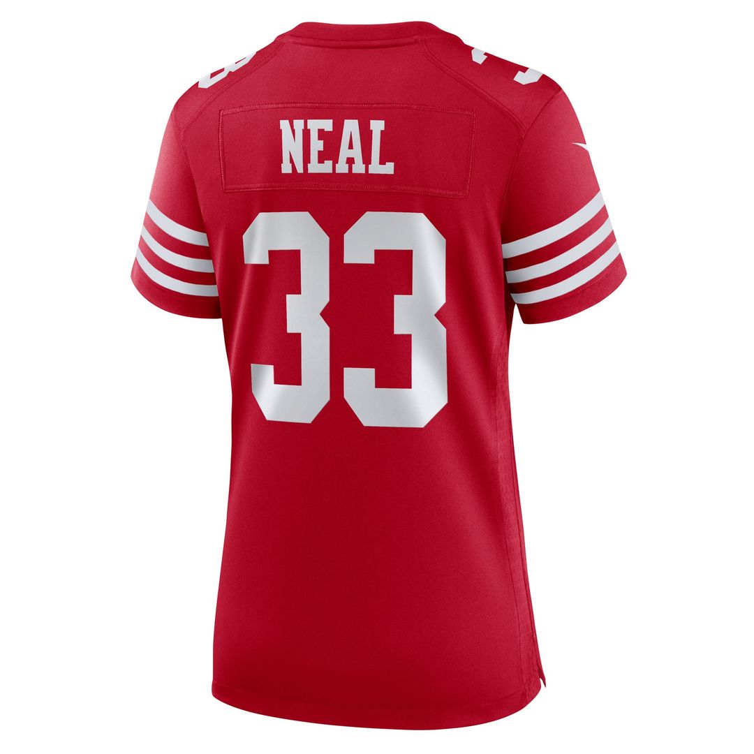 Women's Nike San Francisco 49ers Siran Neal Scarlet Team Game NFL Jersey