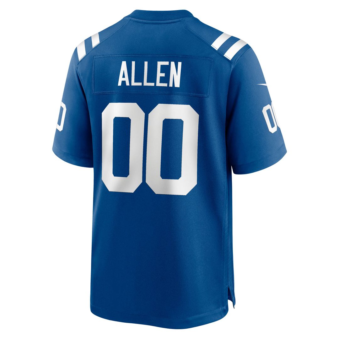 Men's Nike Indianapolis Colts CJ Allen Royal Game NFL Jersey