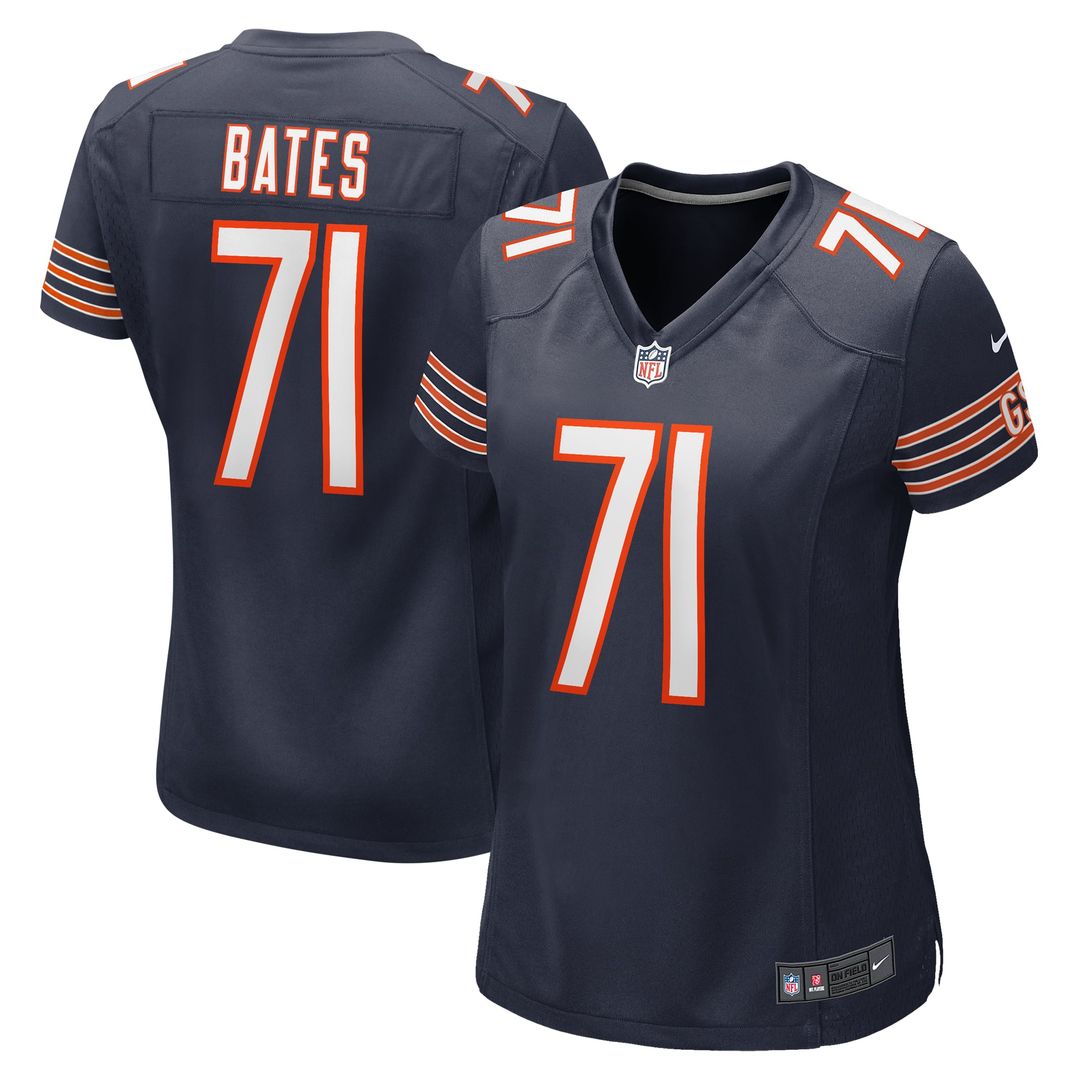 Women's Nike Chicago Bears Ryan Bates Navy Game NFL Jersey
