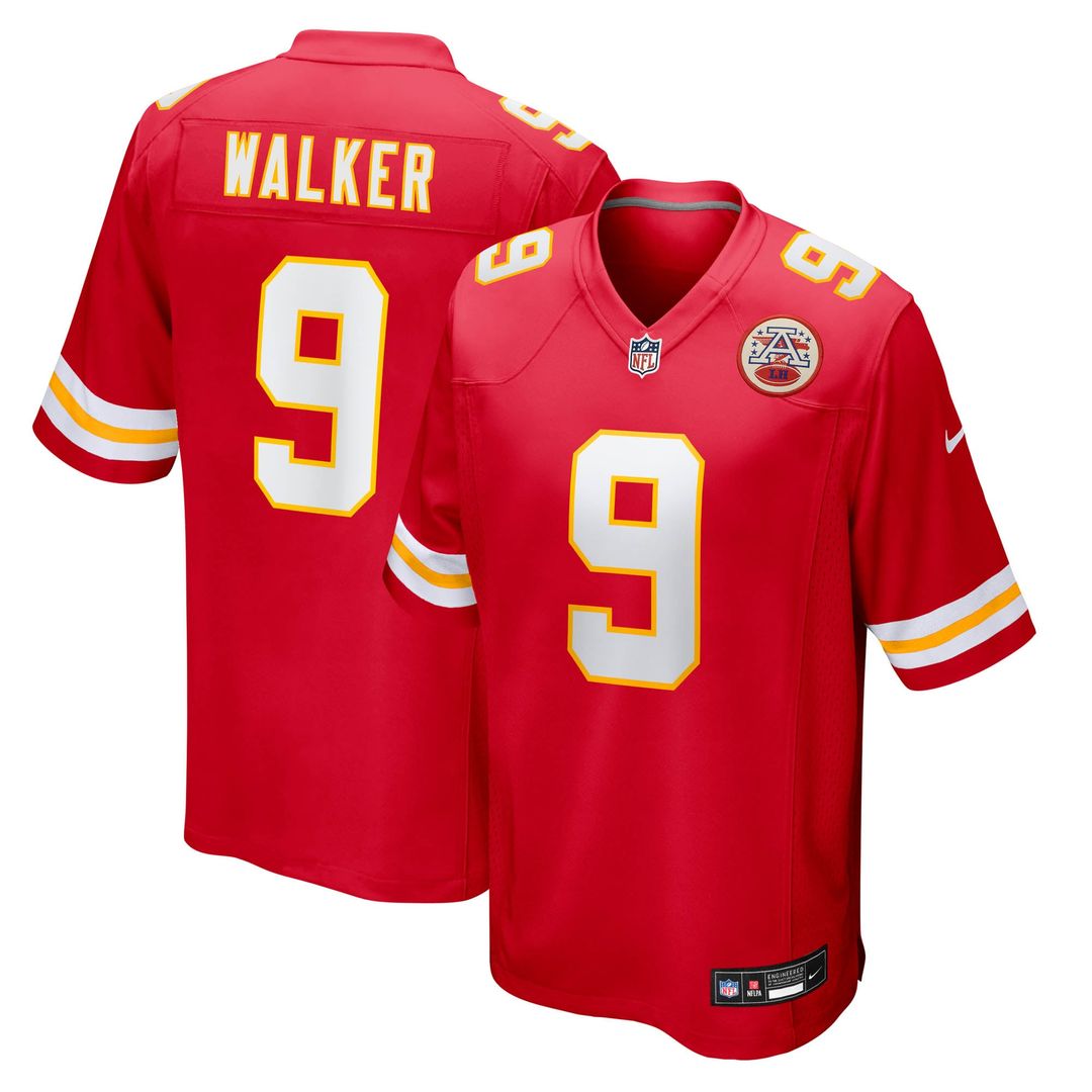 Men's Nike Kansas City Chiefs Kenneth Walker III Red Game NFL Jersey