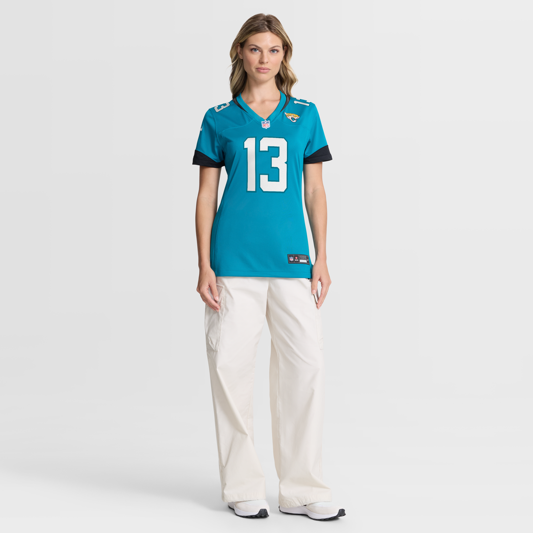 Women's Nike Jacksonville Jaguars Tim Jones Teal Team Game NFL Jersey