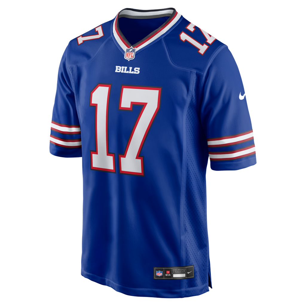 Men's Nike Buffalo Bills Josh Allen Royal Team Game Player NFL Jersey